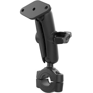 Torque™ 3/4" - 1" Diameter Handlebar/Rail Base with 1" Ball, Standard Arm and Diamond Ball Base